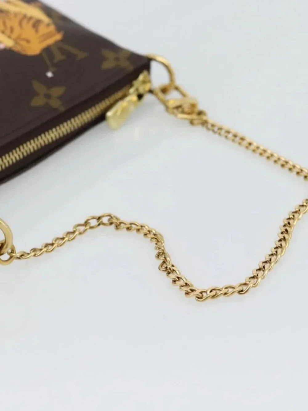 LOUIS VUITTON Monogram Mini Pochette Accessoires Pouch M63830 LV Auth 182310SAM